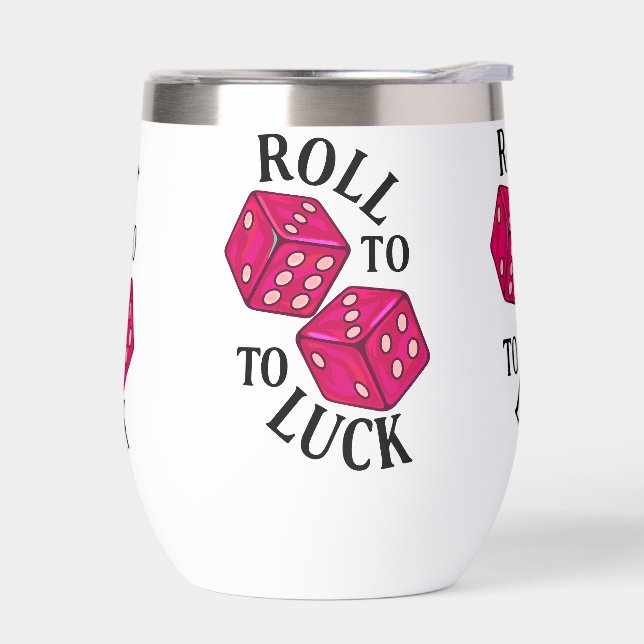  Roll to Luck – Neon Dice Mug (Left)