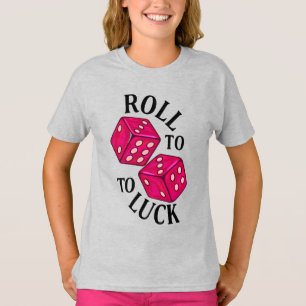 Roll to Luck – Neon Dice  T-Shirt