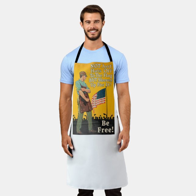 Roll Up the Sleeves Apron (Worn)