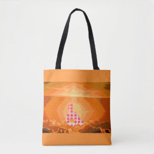Roll with Flowers Tote Bag