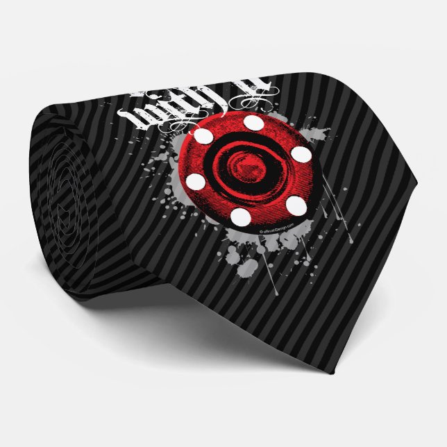 Roll With It (red) Tie (Rolled)