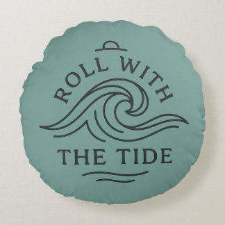 Roll With The Tide Round Cushion