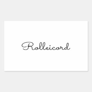 Rolleicord Early 1930's Rectangular Sticker