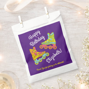 Roller Blades Skates Kids Birthday Party Skating Favour Bags