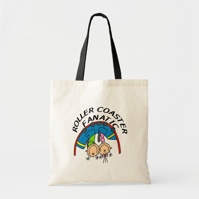 Roller Coaster Fanatic Tote Bag (Front)