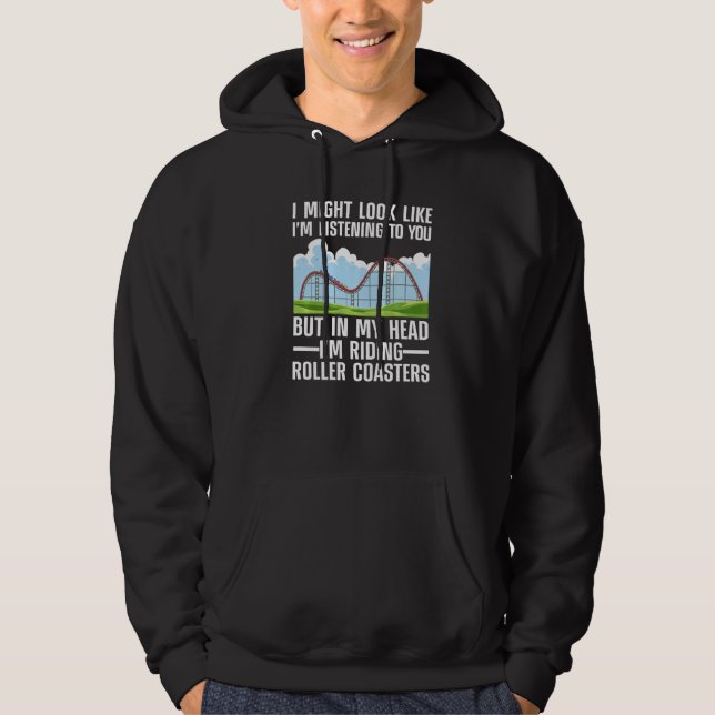 Roller Coaster For Men Women Kids Roller Coaster   Hoodie (Front)