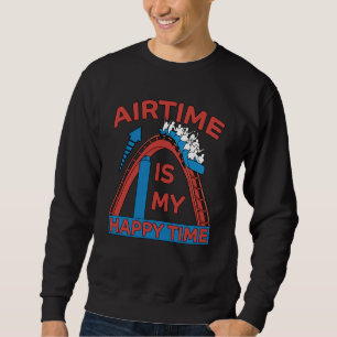 Roller Coaster Funny Amusement Park Gift Sweatshirt