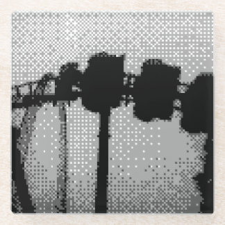 roller coaster glass coaster