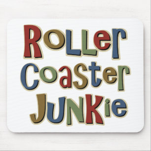 Roller Coaster Junkie Mouse Pad