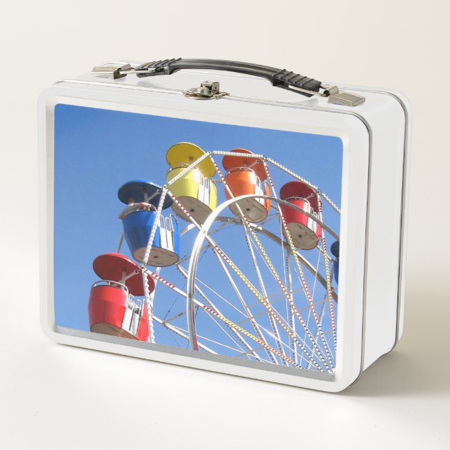 Roller Coaster Metal Lunch Box (Front)
