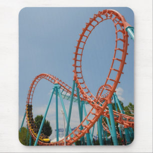 roller coaster mouse pad