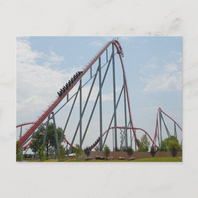Roller Coaster Postcard (Front)
