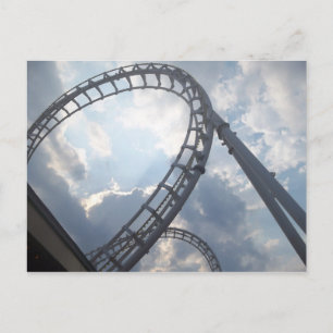 Roller Coaster Postcard