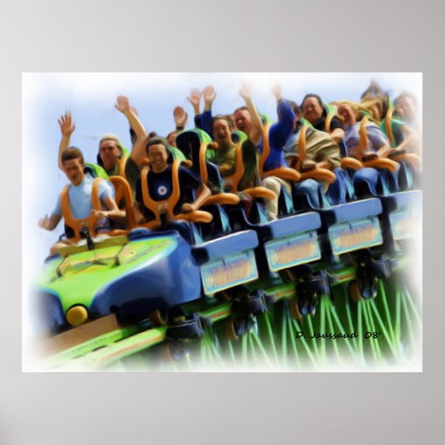 Roller Coaster Poster (Front)