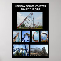 Roller Coaster Ride Poster