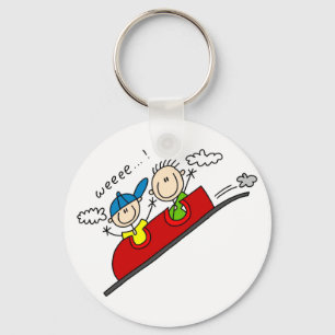 Roller Coaster Ride Tshirts and Gifts Key Ring