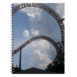 Roller Coaster Spiral Notebook