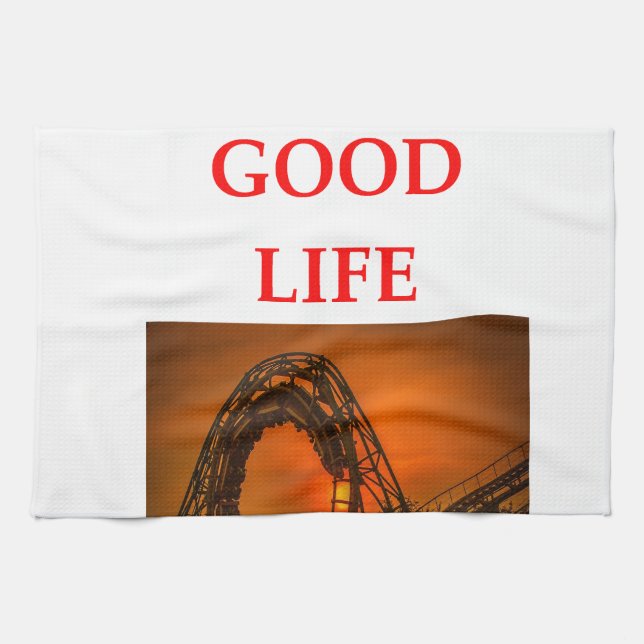 roller coaster tea towel (Horizontal)