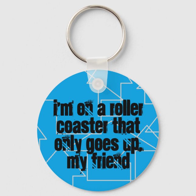 Roller Coaster TFIOS Keychain (Front)