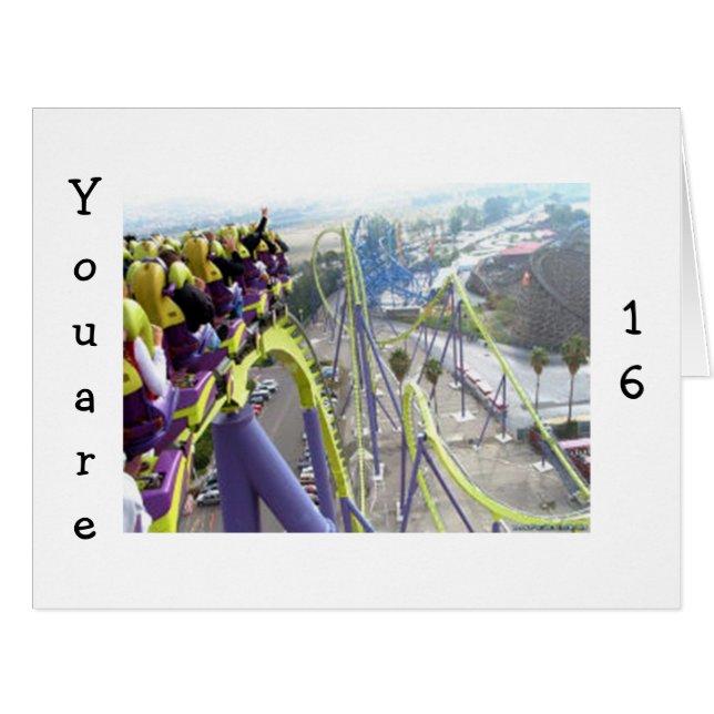 ROLLER COASTER THRILLS FOR THE 16 YEAR OLD (Front Horizontal)