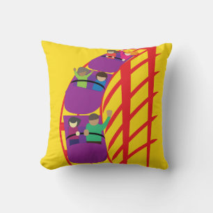 Roller Coaster Upclose Cushion