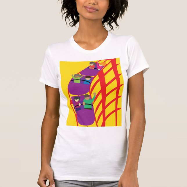 Roller Coaster Upclose T-Shirt (Front)