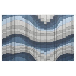 Roller Coaster Vintage Psychedelic Striped Fabric