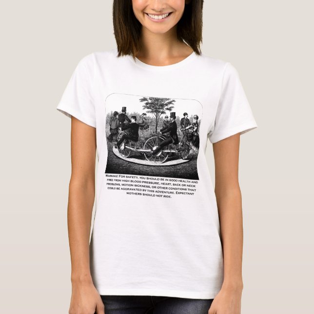 Roller Coaster Warning T-Shirt (Front)