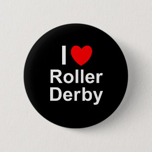 Roller Derby 6 Cm Round Badge