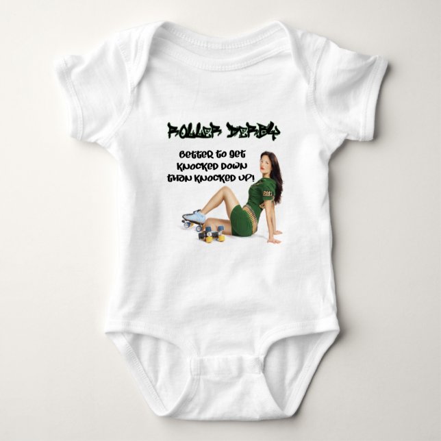 Roller Derby... Baby Bodysuit (Front)