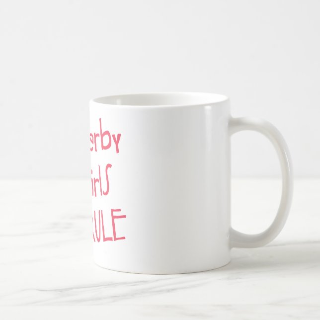 Roller Derby - Derby Girls Rule Coffee Mug (Right)