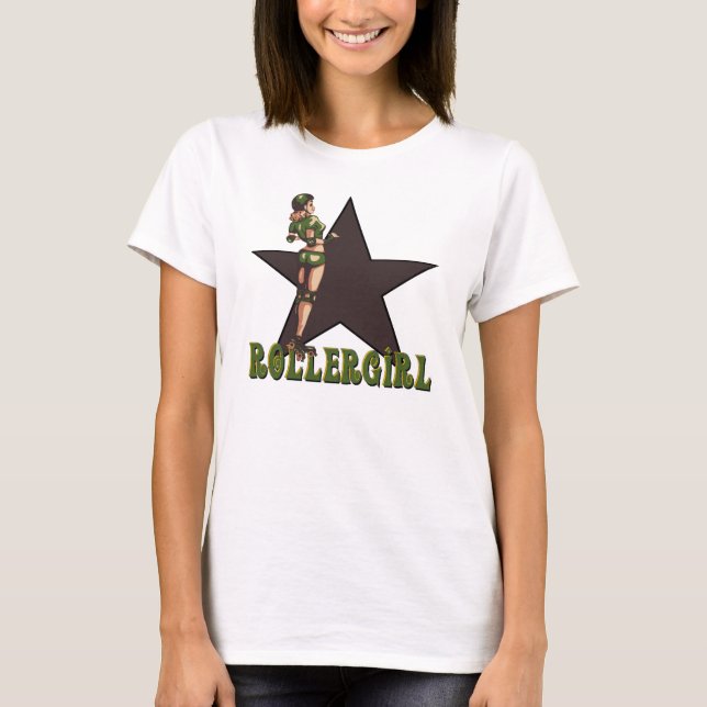 roller derby Diva T-Shirt (Front)