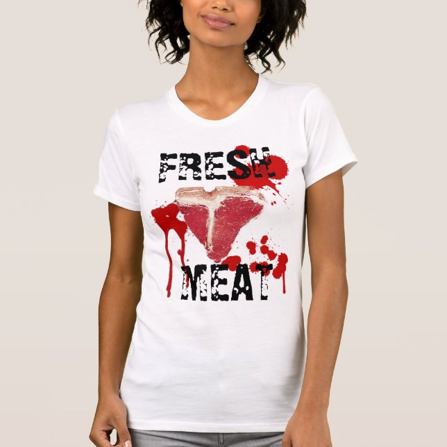 ROLLER DERBY FRESH MEAT T-Shirt (Front)