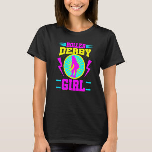 Roller Derby Girl Roller Skating Jammer Skate T-Shirt