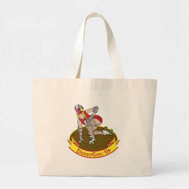 roller derby girl up bag (Front)