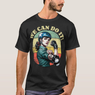 Roller Derby Girls Can Do It Roller Derby   3  T-Shirt