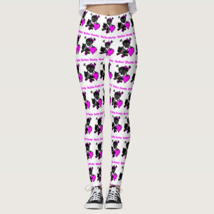 Roller Derby Heart (Pink) Leggings