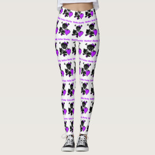 Roller Derby Heart (Purple) Leggings
