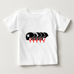Roller Derby helmets (black design) Baby T-Shirt
