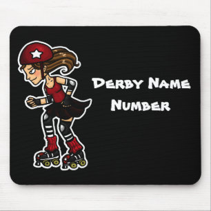 Roller Derby Jammer Customisable Mouse Pad