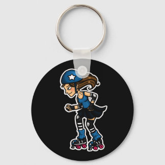 Roller Derby Jammer Key Ring