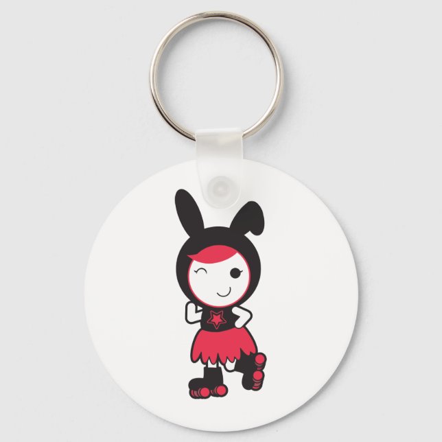 Roller Derby Key Ring (Front)