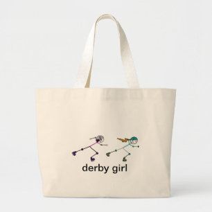 Roller Derby Large Tote Bag
