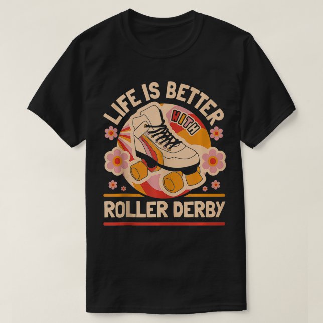 Roller Derby Life Is Better With Roller Derby Tank (Design Front)