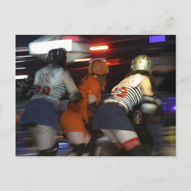 Roller Derby Postcard (Front)