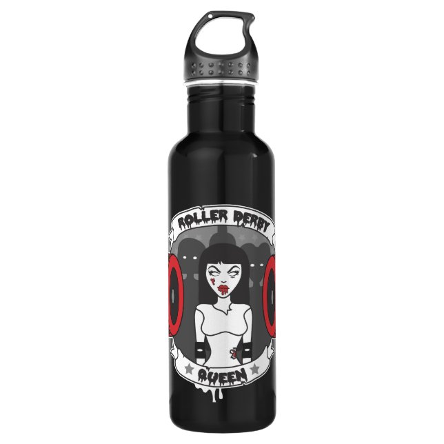 Roller Derby Queen 710 Ml Water Bottle (Front)