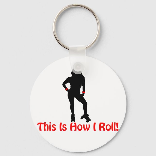Roller Derby Roll Key Ring (Front)