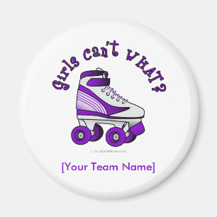 Roller Derby Skate - Purple Magnet