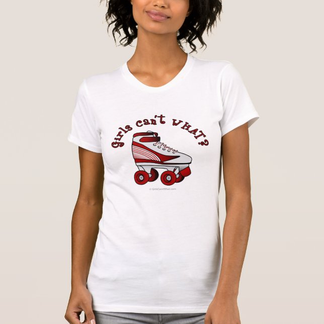 Roller Derby Skate - Red T-Shirt (Front)