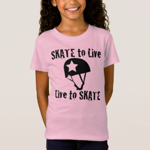 Roller Derby, Skate to Live Live to Skate, Jammer T-Shirt